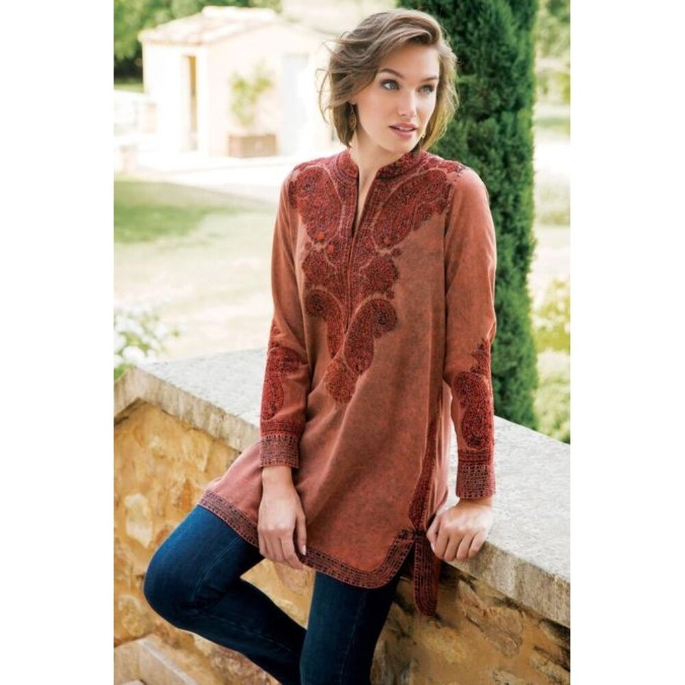Soft Surroundings Spice Market Tunic 3X